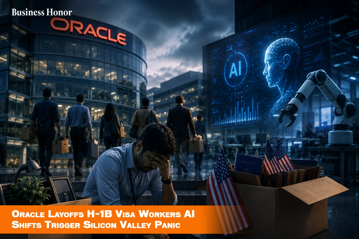 Oracle Layoffs H-1B Visa Workers AI Shifts Trigger Silicon Valley Panic